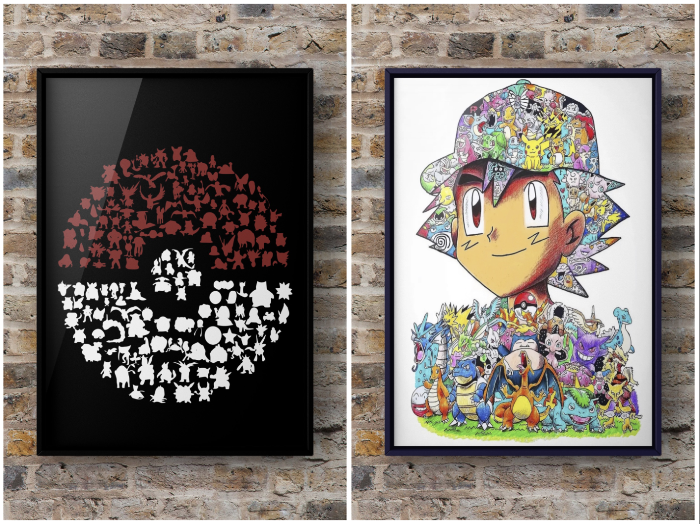 Assorted A4 Pokemon Prints (90+Designs)