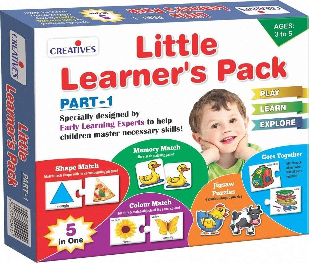 Creative Educational Little Learners Packs - 30 pieces total (10 each of 3 sets)
