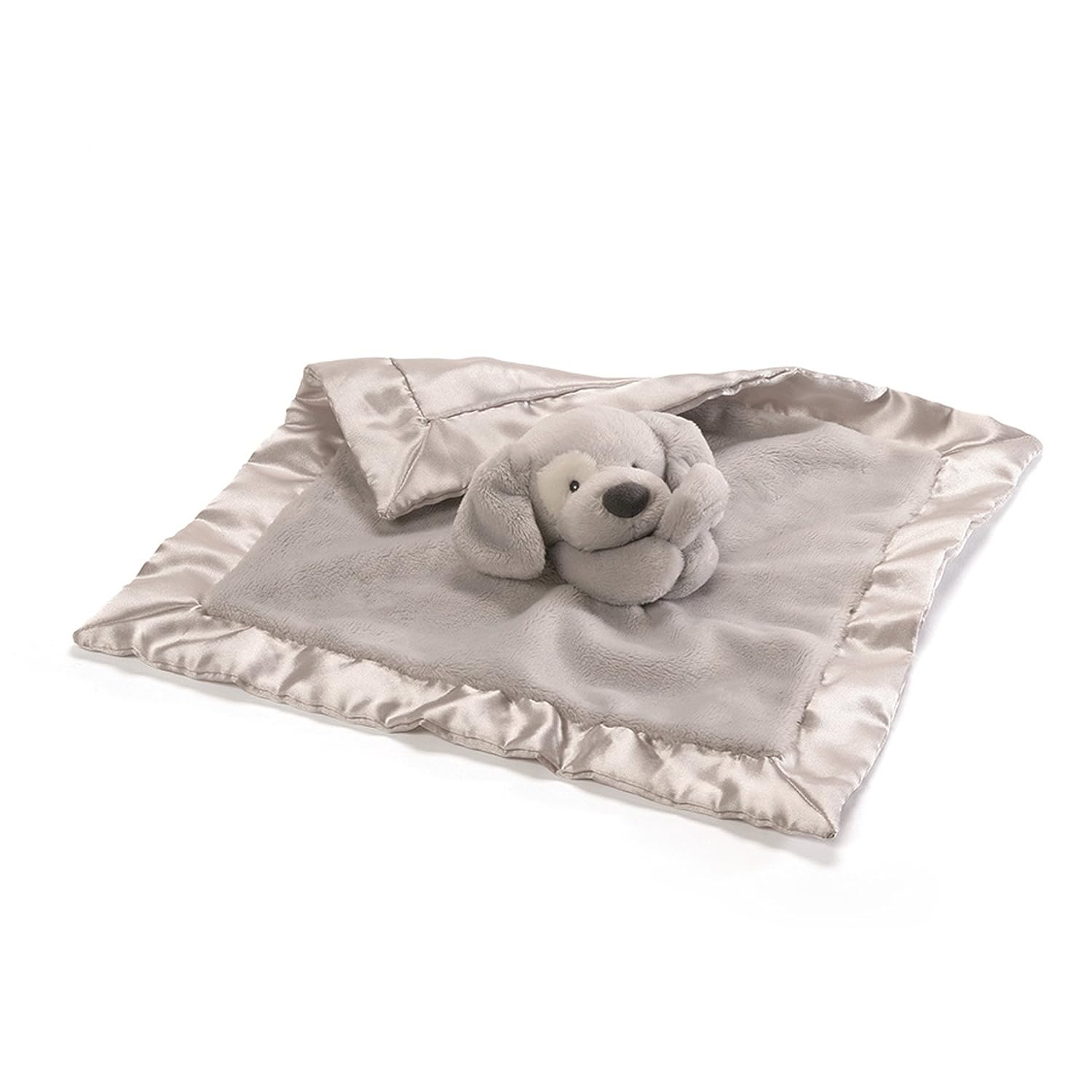 Gund Spunky Dog Lovey Blanket 16 Gray