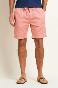 Wholesale Job Lot of 5 Brakeburn Mens Pink Drawcord Shorts (30-36)