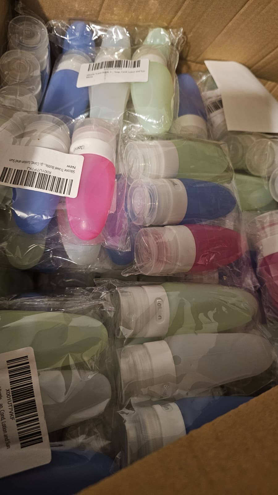 Wholesale Stock Offer – Silicone lebeled Travel Bottles 20ml, 37ml, 60ml, 90ml