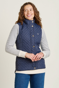 Job Lot of 86 Brakeburn Women's Navy Abbas Quilted Gilets