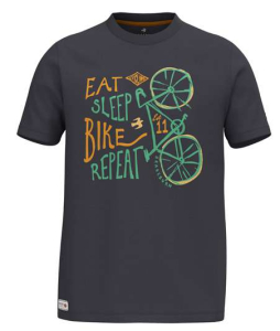 Job Lot of 7 Brakeburn Men's Grey Eat Sleep Bike T-Shirts