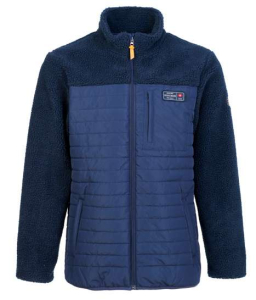 Job Lot of 2 Brakeburn Men's Navy Quilted Fleece Jackets (L & XXL)