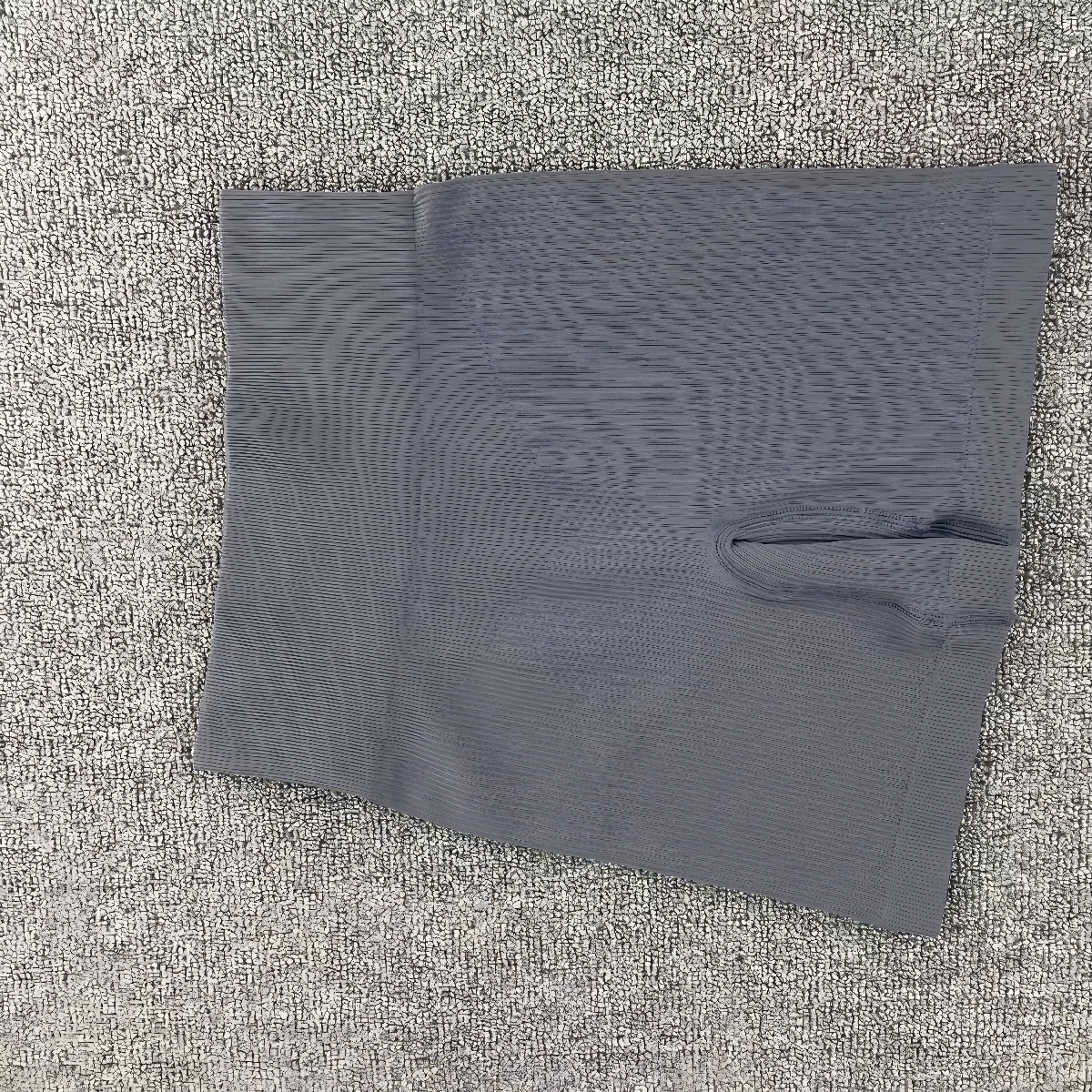 108 Grey Ribbed High-Waisted Yoga Shorts – UK 8, 10 & 12 – Packaged