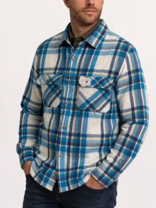 One Off Job Lot of 3 Brakeburn Men’s Check Overshirts (M-L)