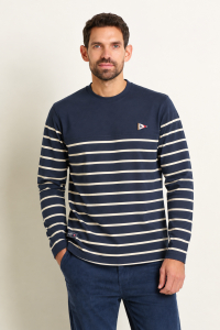 One Off Job Lot of 8 Brakeburn Men’s Long Sleeve Stripe T-Shirts (S-XXL)