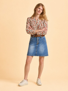 Wholesale Job Lot of 4 Brakeburn Women’s Denim Skirts (Size 8)