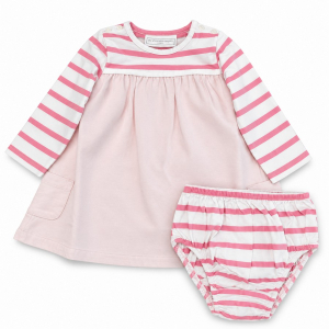 Wholesale Job Lot of 9 Ex-Chainstore Baby Girls Pink Stripe Dresses