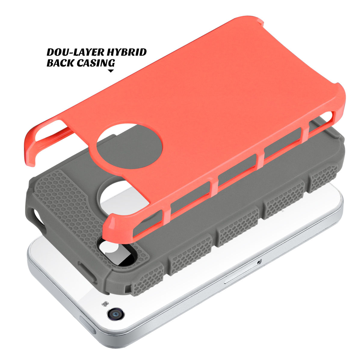 Hybrid Hard iPhone 6 Plus Cases Shockproof Protective Covers Mixed Colours