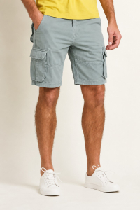 One Off Job Lot of 4 Brakeburn Men’s Blue Stonewashed Cargo Shorts (30-36)