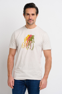 Job Lot of 7 Brakeburn Men's Cream Cyclist T-Shirts