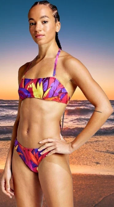 Bikini. Adidas Bird of paradise bold bikini New. Logo. Small UK 10 US 8. RRP £80 each