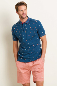 Job Lot of 4 Brakeburn Men's Surf Polo Shirt - Navy (SS24)