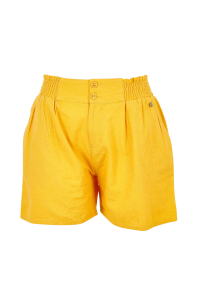 Job Lot of 4 Brakeburn Women's Mustard Elasticated Waist Shorts (SS24)