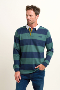 One Off Job Lot of 6 Brakeburn Men's Stripe Rugby Shirt (S-L)