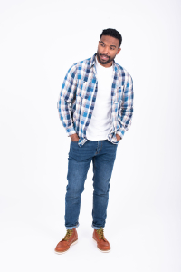 Job Lot of 6 Brakeburn Men's Blue Checked Long Sleeve Shirt (SS22)