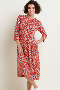 Job Lot of 19 Brakeburn Women's Red & Blue Poppy Midi Dress (AW23)