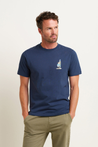 Job Lot of 10 Brakeburn Men's Navy Surfboard Seagull Tee (AW23)