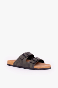 3 x Brakeburn Men's Black Camo Sandals | SS22