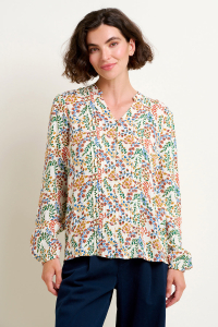 3 x Brakeburn Women's Cream Floral Paisley Blouses | AW23