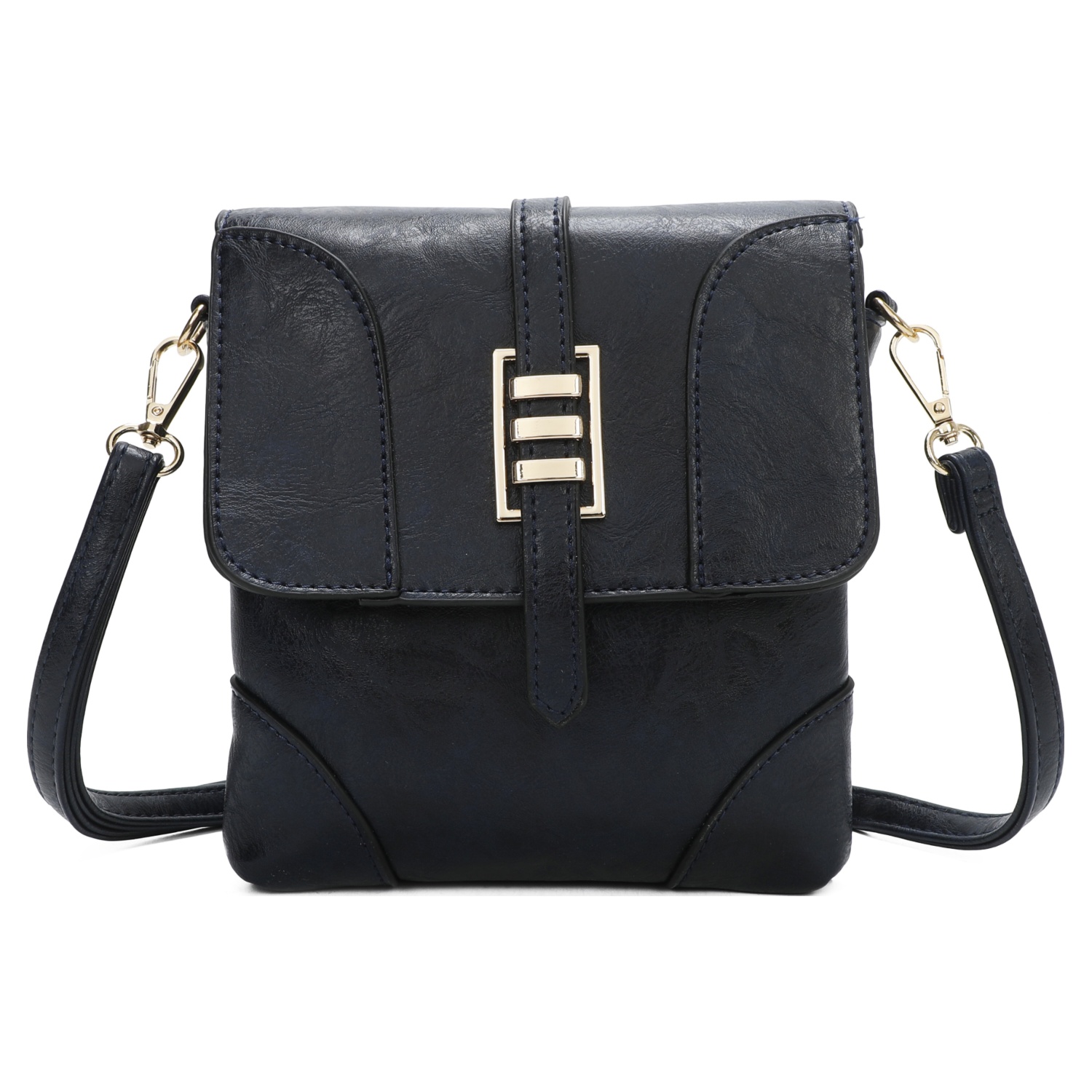MIX 20 PCS-Small PU Front Flap 2 Compartment Cross Body Bag Shoulder Bag-9124