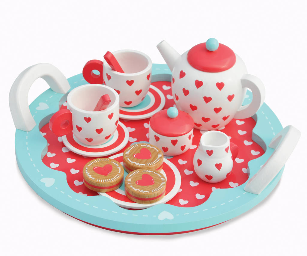 Indigo Jamm Heart Tea Set