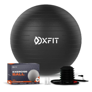 Wholesale Job Lot of 24 OXFIT Anti-Burst Exercise Balls with Foot Pumps (55cm)