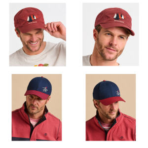 One Off Job Lot of 16 Brakeburn Men’s Assorted Caps – Bike & Sailing Designs