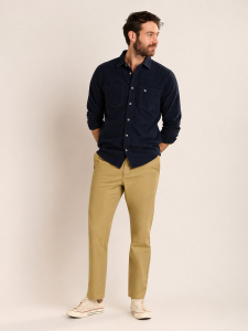 One Off Job Lot of 6 Brakeburn Men’s Navy Corduroy Shirts (S-XXL)