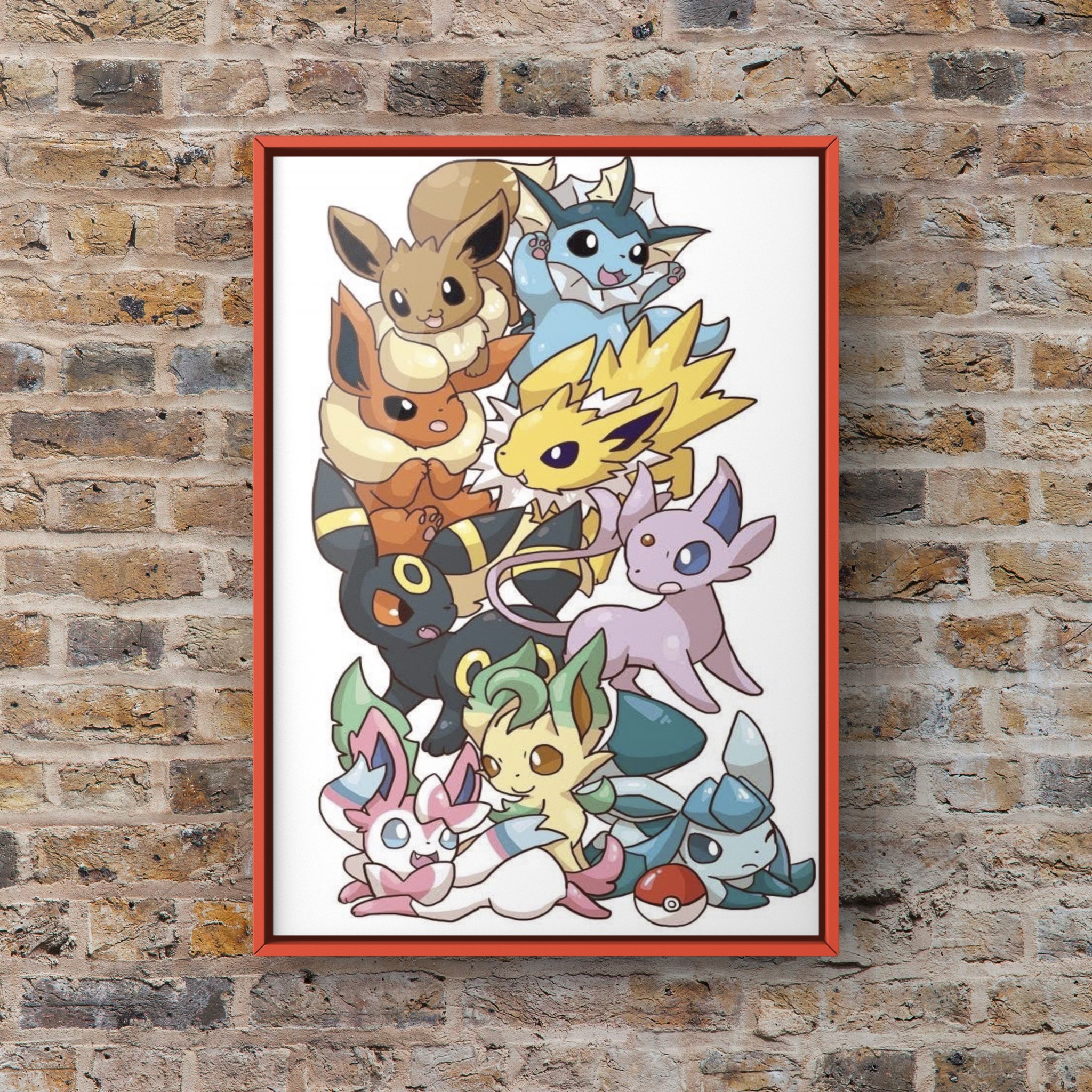 A4 Eeveelution Art Print - Pokemon - 10 Pack Individually Packaged & Ready for Retail
