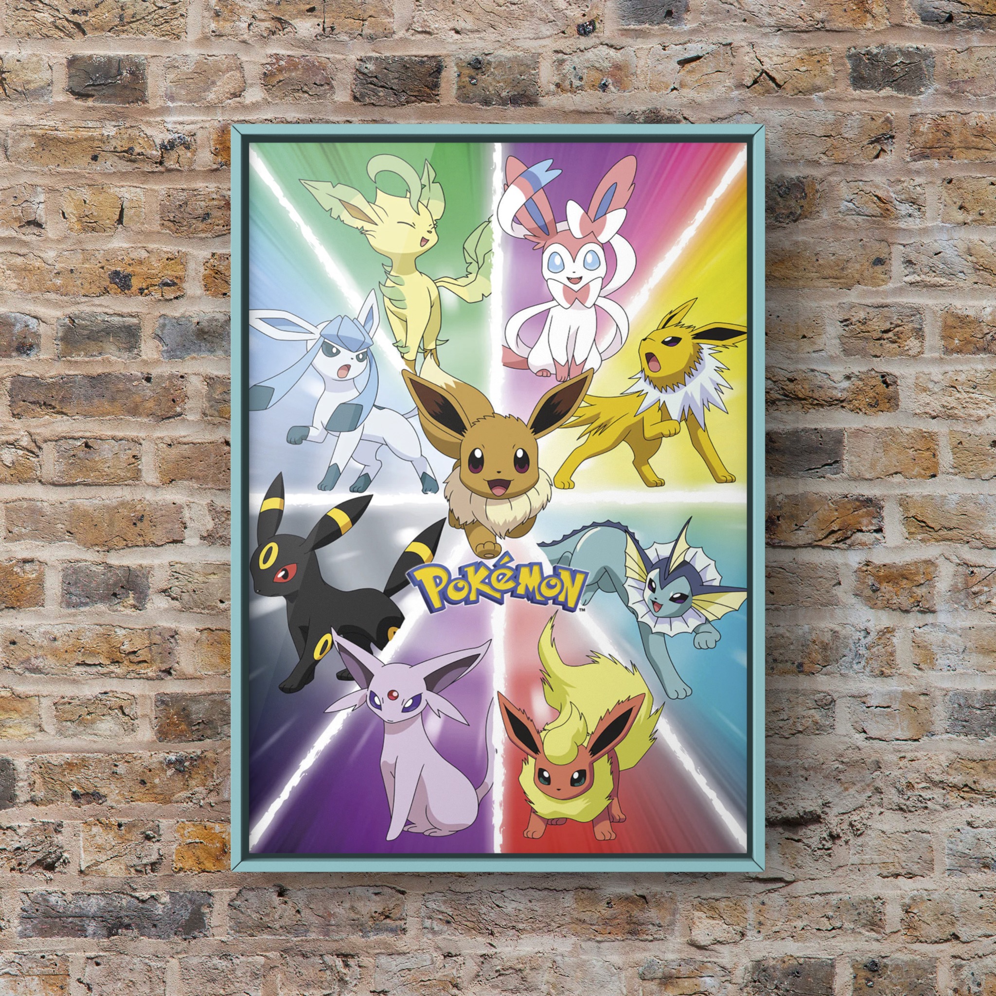 A4 Eeveelution Art Print - Pokemon - 10 Pack Individually Packaged & Ready for Retail