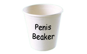 Wholesale Joblot Keep Him Clean Penis Beaker