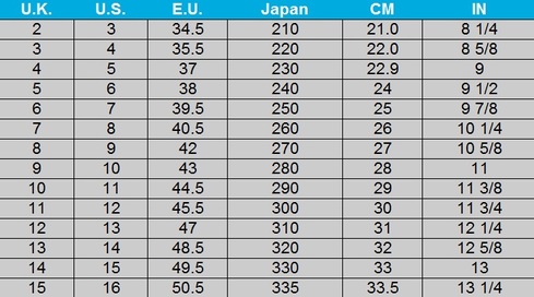 eu to us size mens