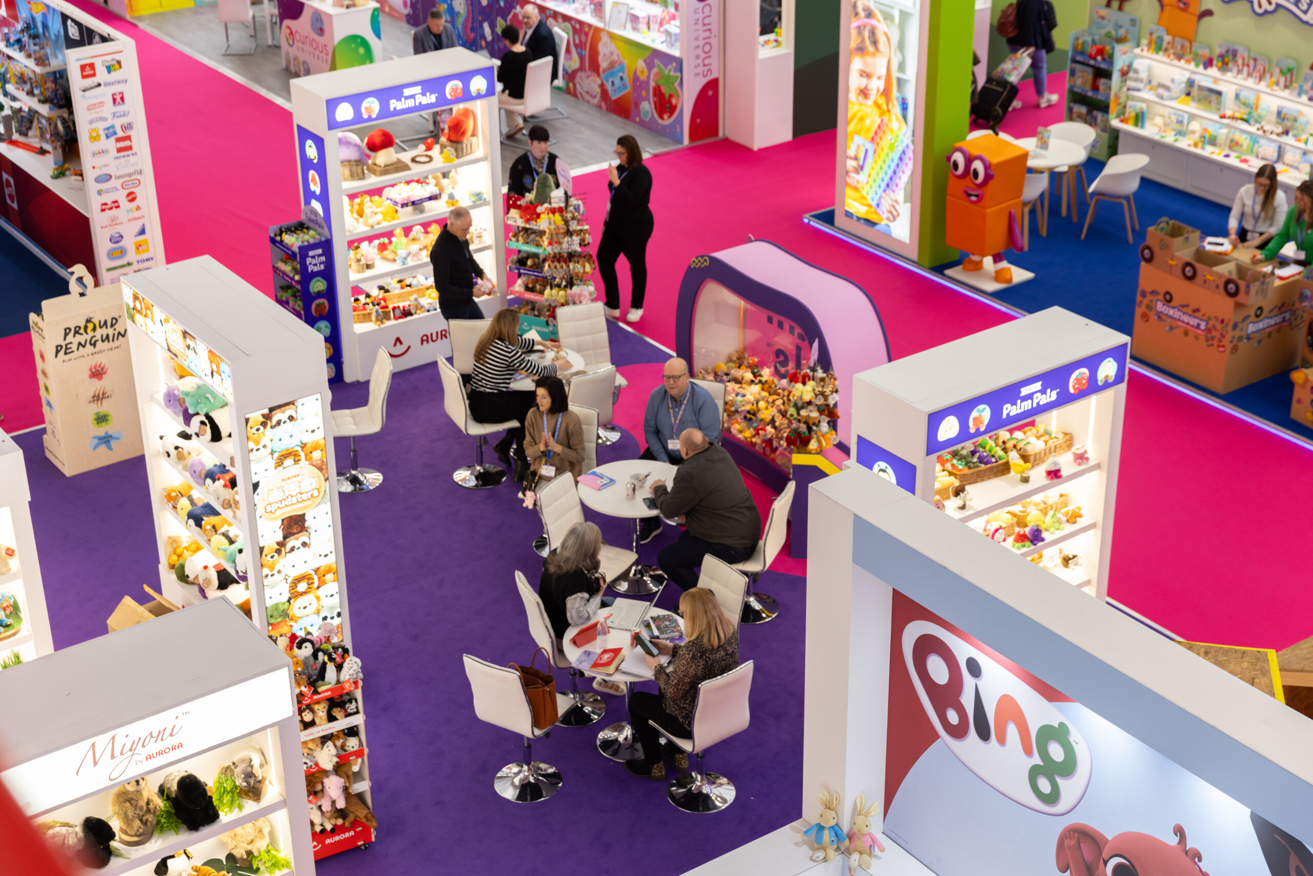Retail buyers meeting toy suppliers at Toy Fair 2025