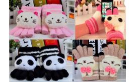 80 x Cute Animal Capacitive Touch Screen Gloves