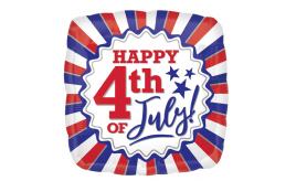 Wholesale Joblot of 60 Amscan Anagram USA Happy 4th of July Foil Balloon 17"