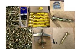 Pallet of 7737 Fittings/Screws - Cavity Wall Fastener, Wood Screws & More