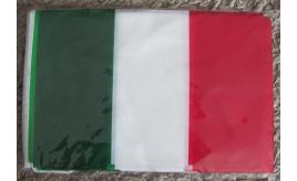 100 packs of Italian flag bunting 10m