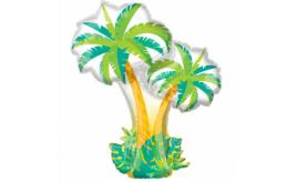 One Off Joblot of 40 Amscan Super Shape Tropical Palm Trees Party Foil Balloon