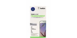 100 x Belkin Samsung Galaxy S6 TrueClear Transparent Screen Protector (3 Pack) F8M985bt3