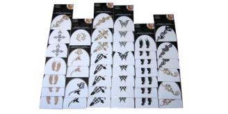 120 x Glam Republic Body Illusion Body Tattoo | 13 types | High Quality