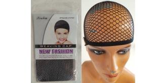 Wholesale Joblot of 50 Nylon Hair Nets with Elastic Black