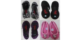 Joblot of 11 Redfoot & Hello Kitty Girls Shoes & Slippers Mixed Sizes