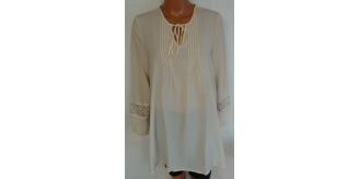 Wholesale Joblot of 10 Avon Womens Boho Tunic Top Ivory Size 10/12