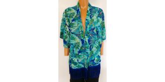 Wholesale Joblot of 10 Avon Womens Club Caliente Palm Print Kimono Size 12/14
