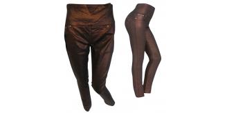 Wholesale Joblot of 10 Avon Womens Metallic Jeggings Bronze Size 8/10