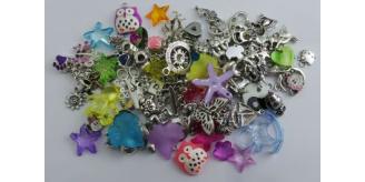 Wholesale Joblot of 100 Jewellery Making Necklace Pendants & Bracelet Charms