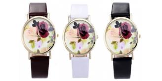 Wholesale Joblot of 10 Womens Rose Bud Watches 4 Colours