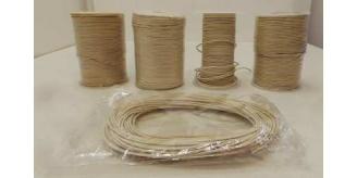 Joblot of Approx 360m of White Round High Quality Leather Cords 2mm Wide